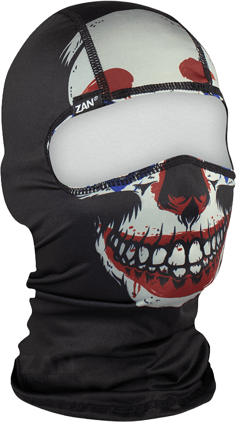 BALACLAVA POLYESTER EVIL CLOWN
