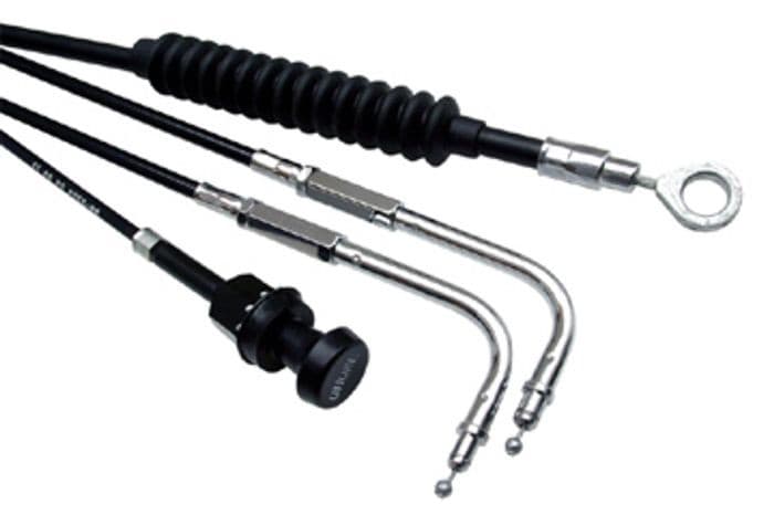 BLACK VINYL IDLE CABLE W/CC