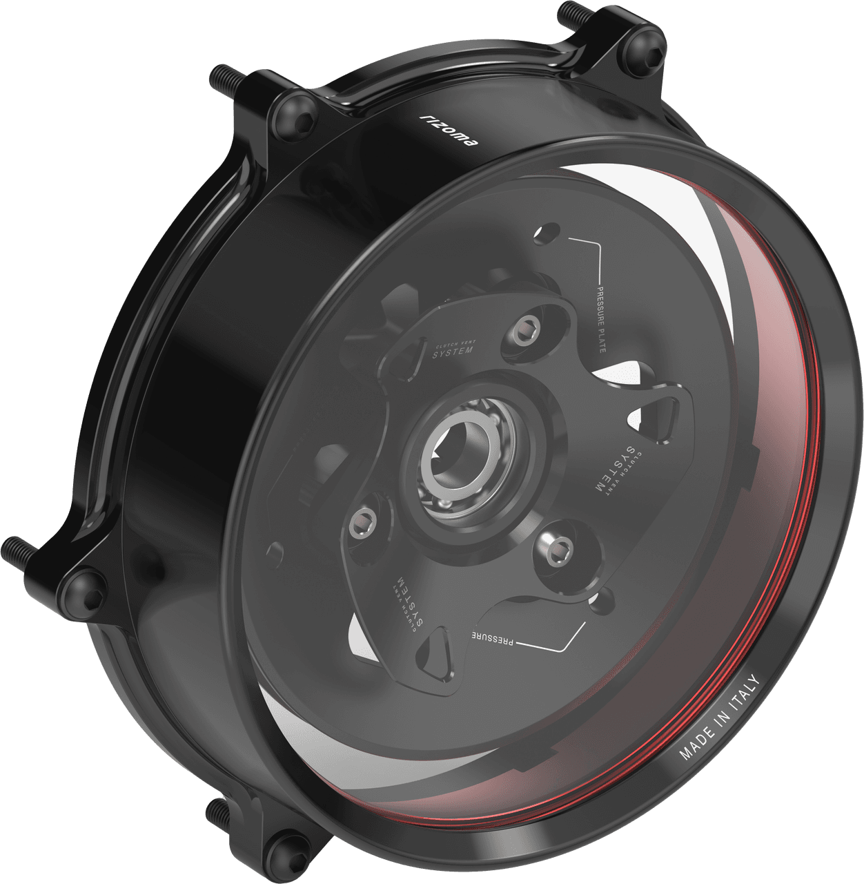 CLUTCH COVER BLACK DUC V2
