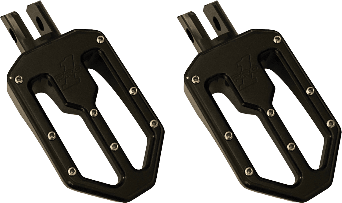 PRO ONE M8 PEG MOTO V2 BLACK ANODIZE