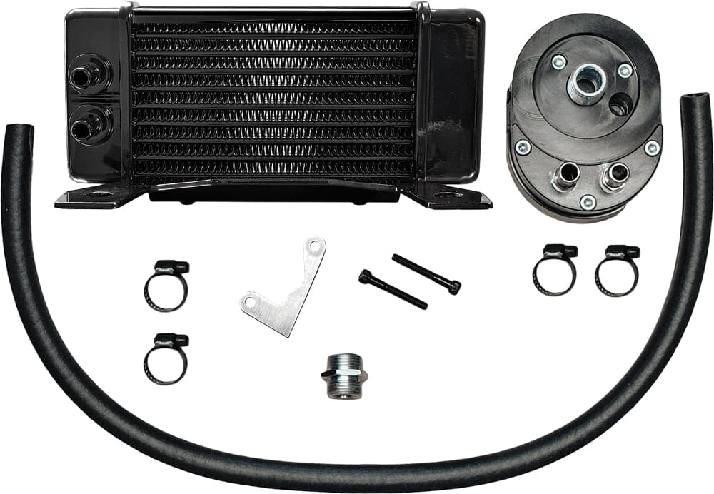 LOWMOUNT 10-ROW OIL COOLER BLACK