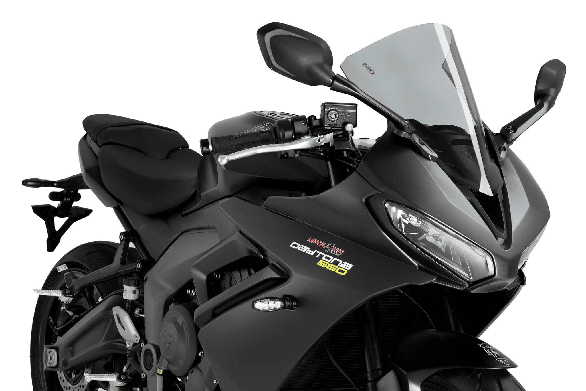 WINDSCREEN R-RACER SMOKE TRI