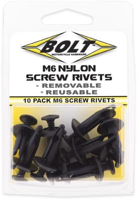 Bolt M6 Screw Rivet Kit 10/Pack, image 2 of 4