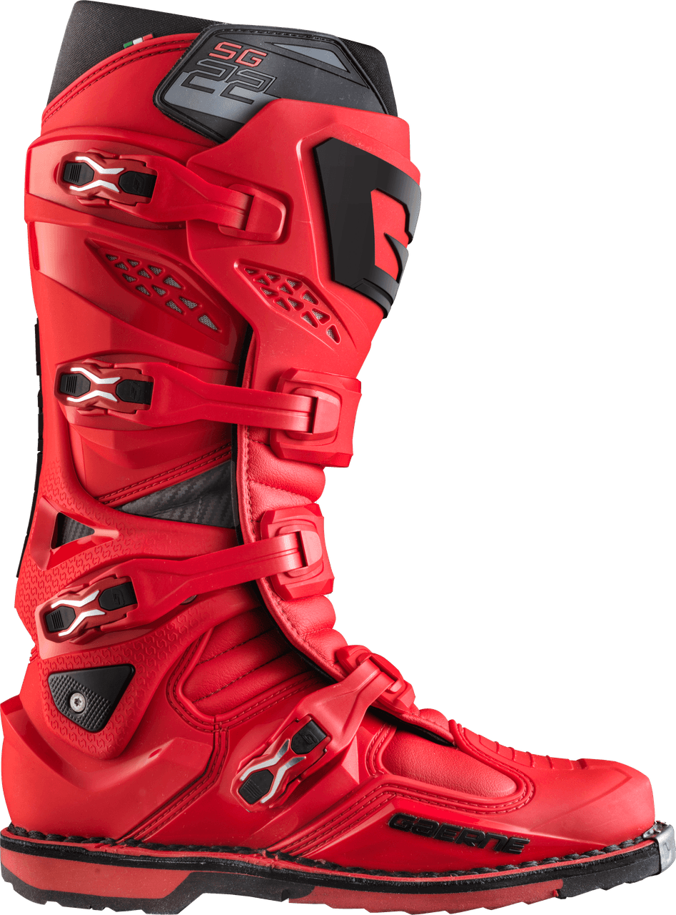 SG22 BOOTS RED SZ 14