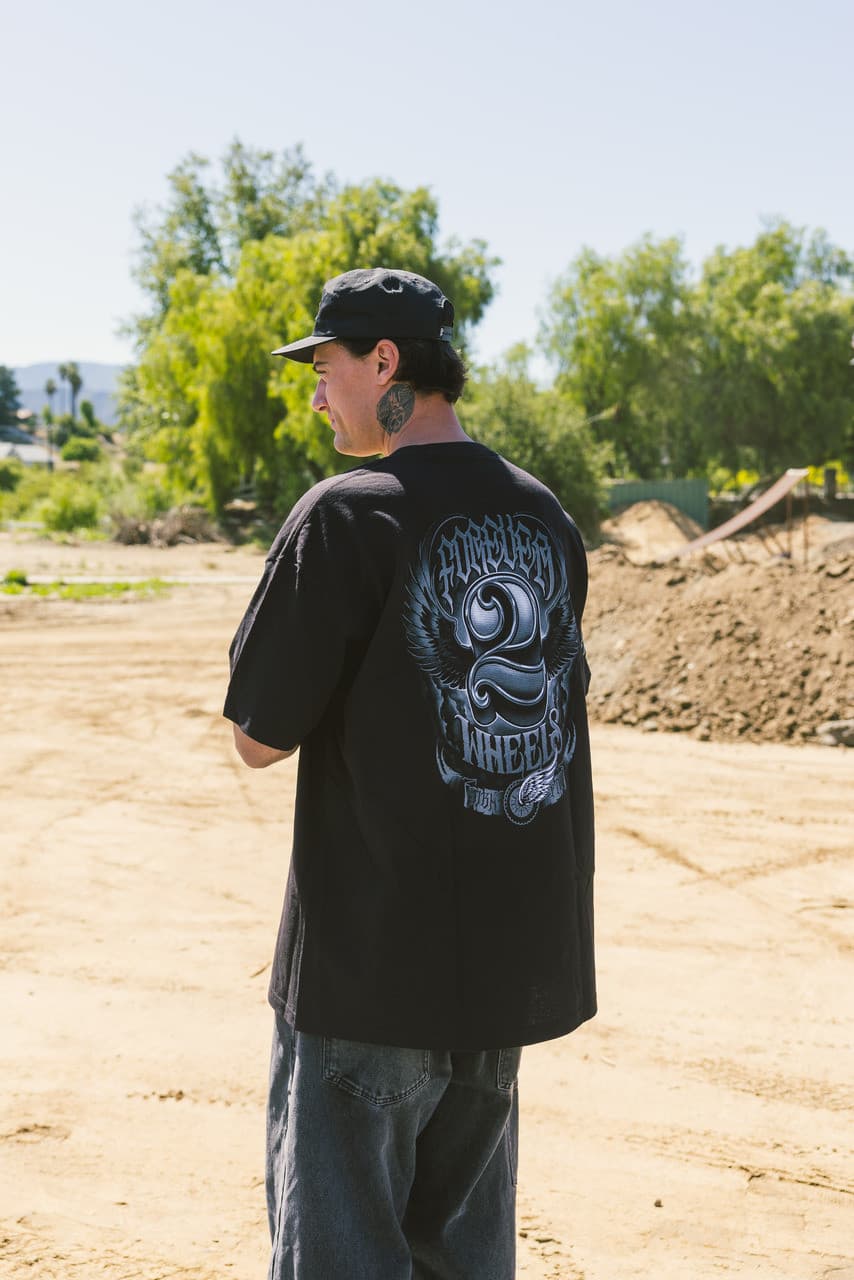 Dbk Two Wheels Tee Black MD, image 4 of 7