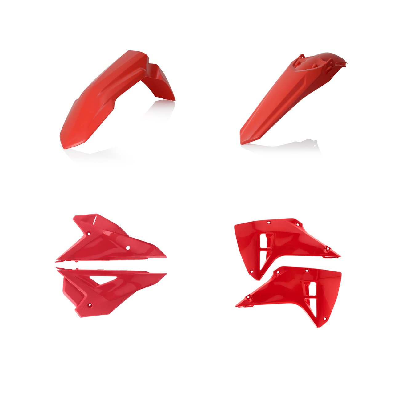 Acerbis Plastic Kit Honda Red