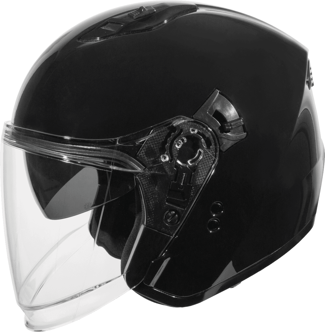 OF-87 HELMET W/LED LIGHT BLACK SM