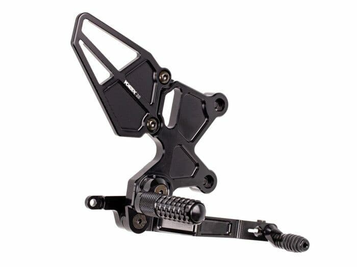 REAR SET COMPLETE BLK KAW