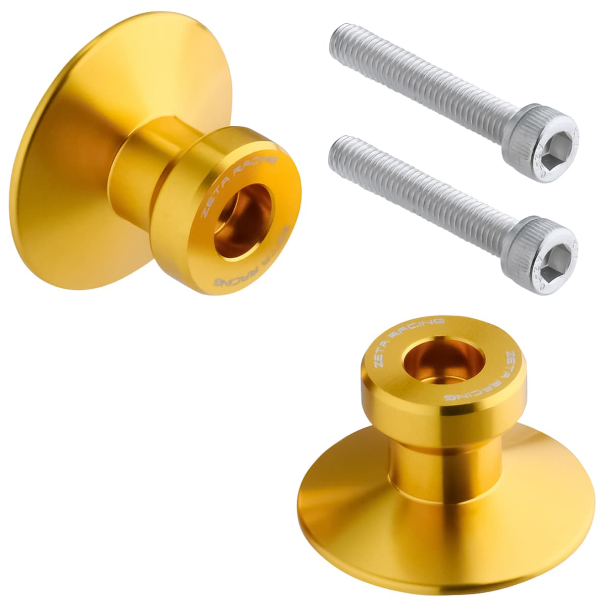 Zeta Swingarm Spools M6 Gold