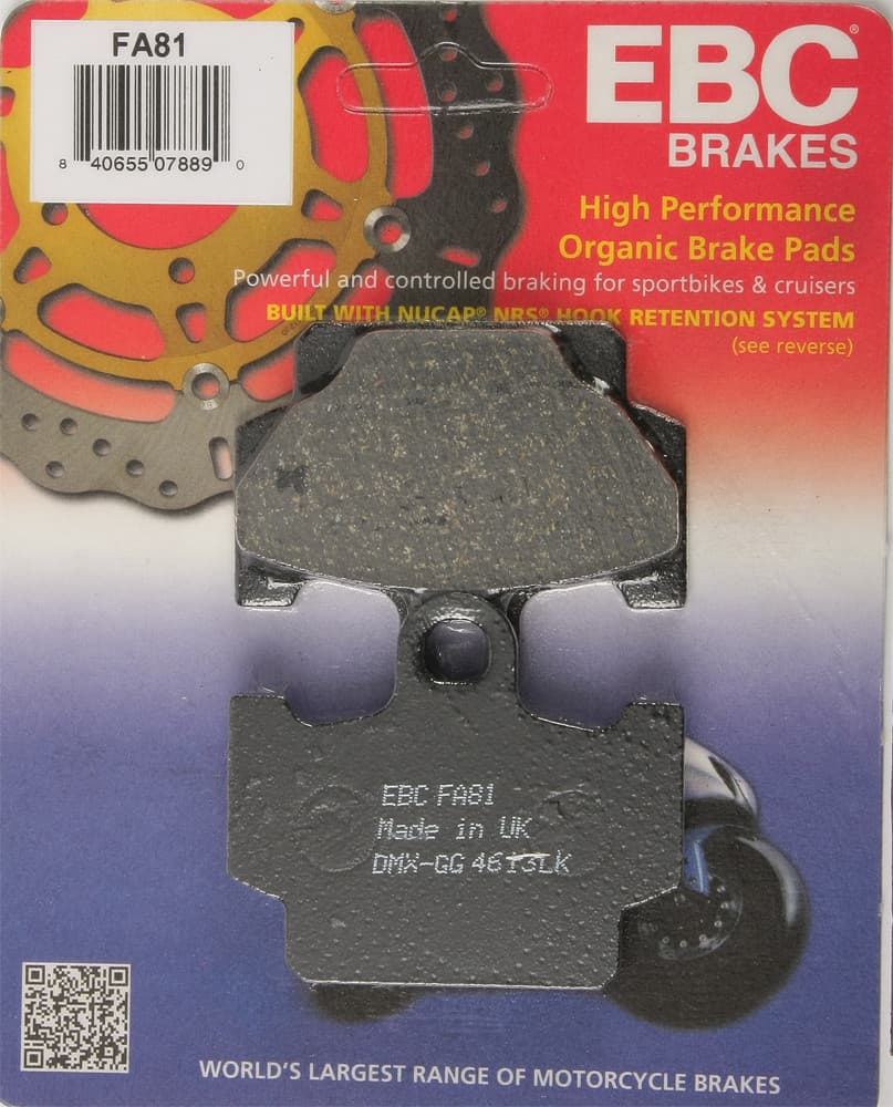 EBC Brake Pads FA81 Organic