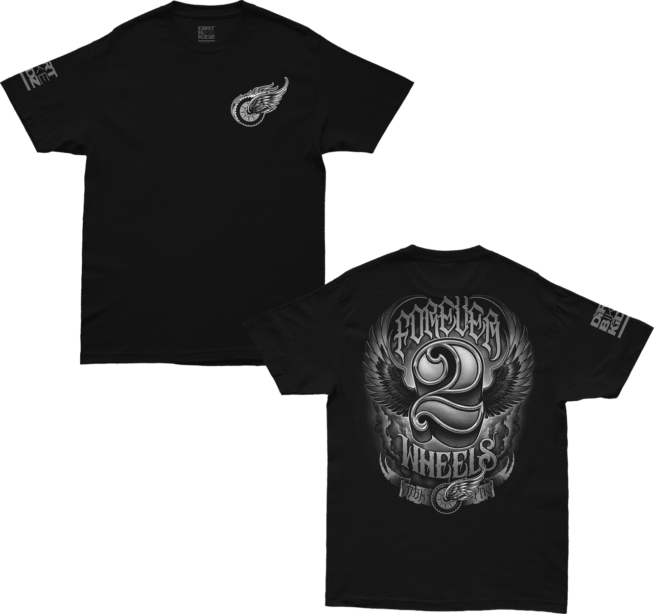Dbk Two Wheels Tee Black SM, image 3 of 7