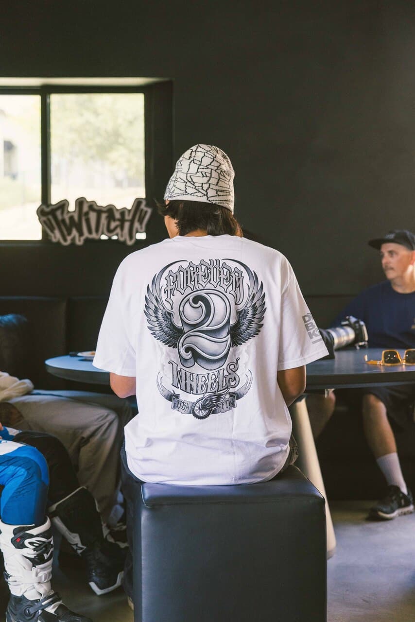 Dbk Two Wheels Tee White SM, image 8 of 9