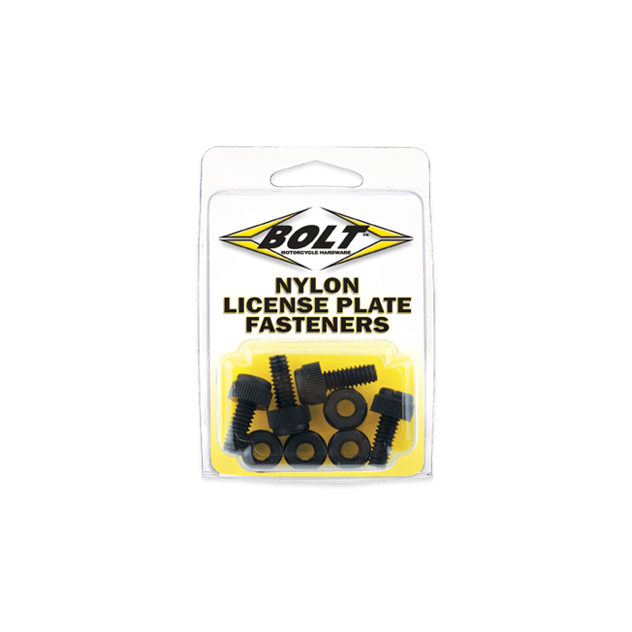 LICENSE PLATE FASTNERS 4/PK