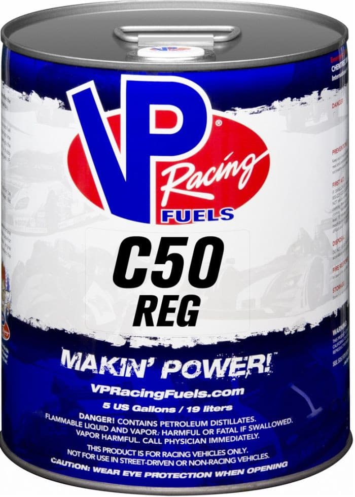 VP RACING FUELS C50 REG 5 GALLON PAIL