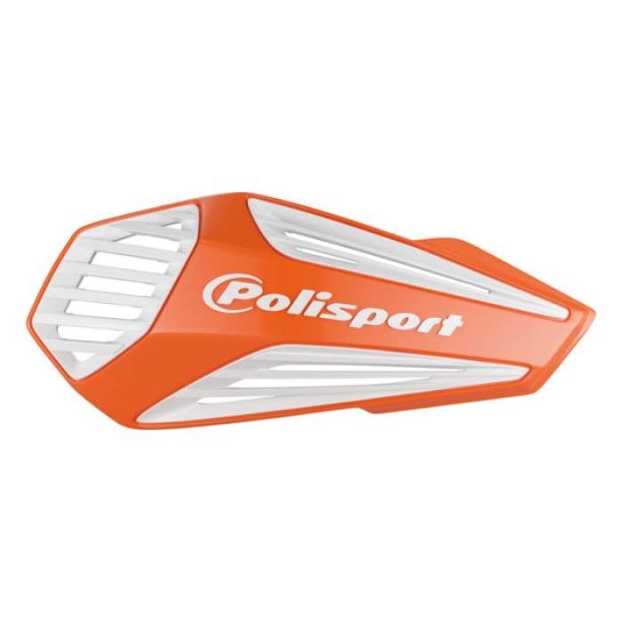 POLISPORT MX AIR HANDGUARD ORG / WHITE