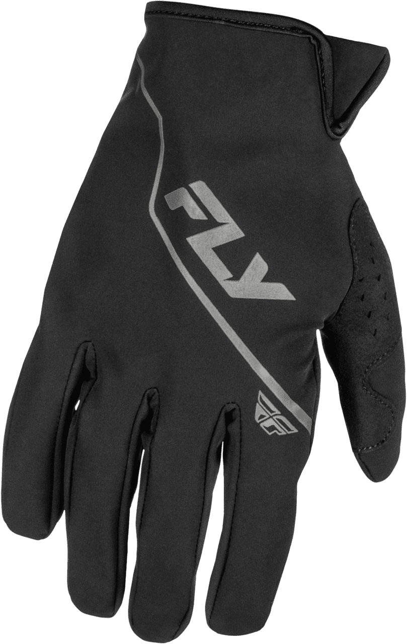 WINDPROOF GLOVES BLACK 13