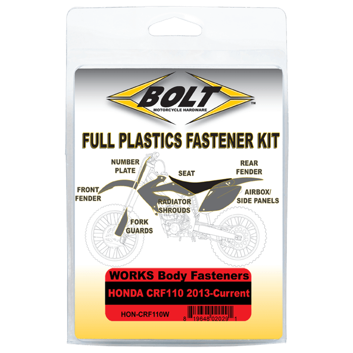 BODY WORK FASTENER KIT HON