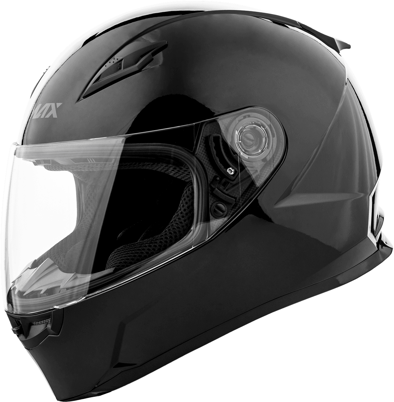 FF-49 SOLID HELMETS BLACK LG