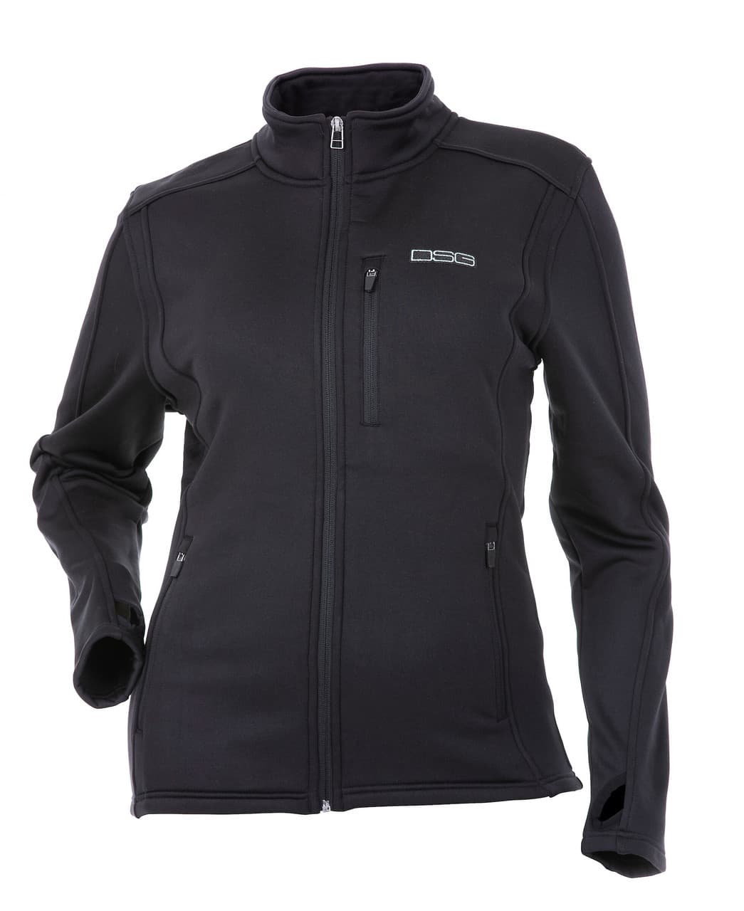 PERFORMANCE FLEECE ZIP UP BLACK XS