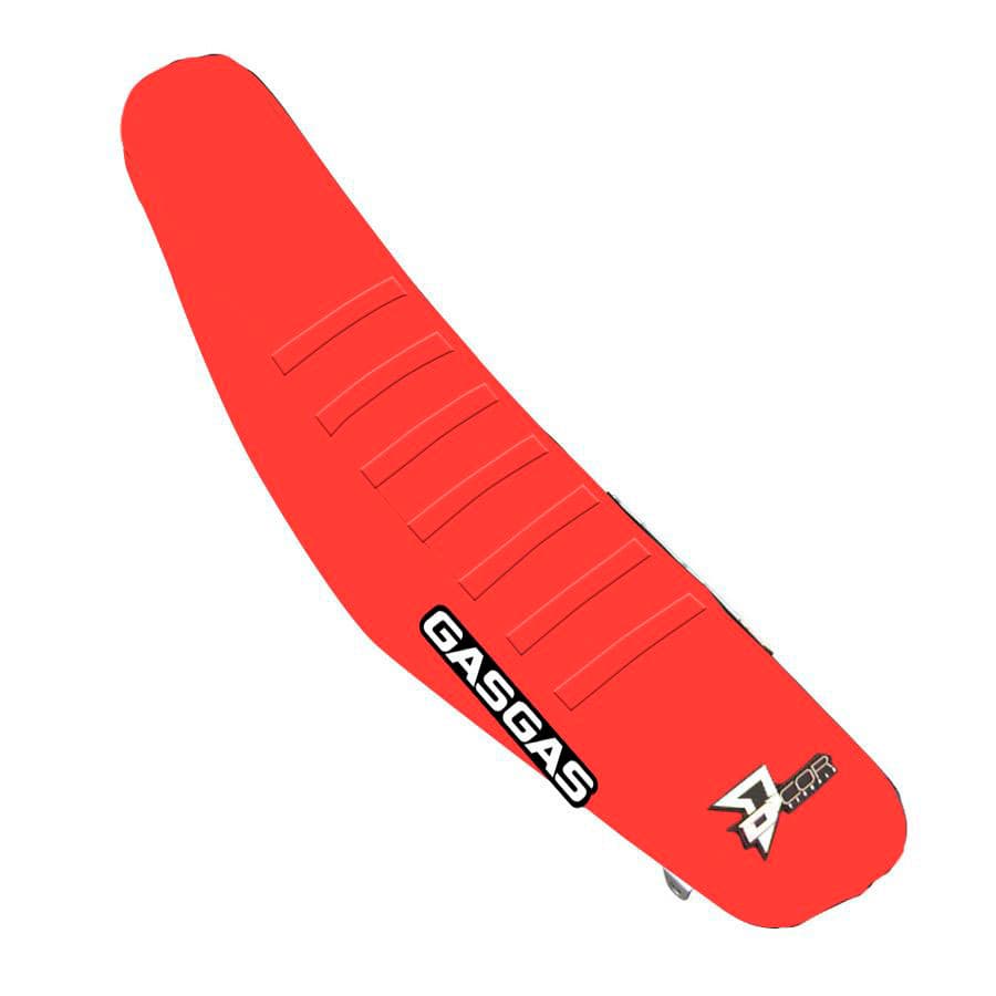 SEAT COVER RED W/RED RIBS GAS