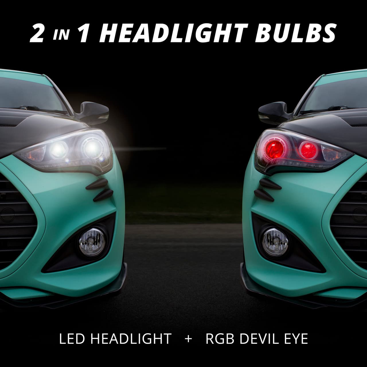 Xk Glow Rgb H4 LED Bulb Kit, image 3 of 6