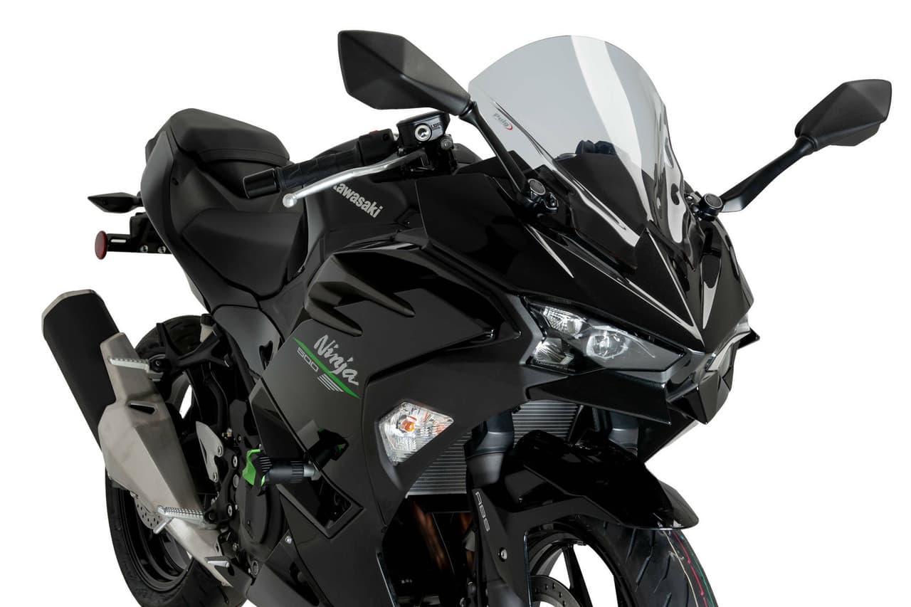 WINDSCREEN Z-RACING SMOKE KAW