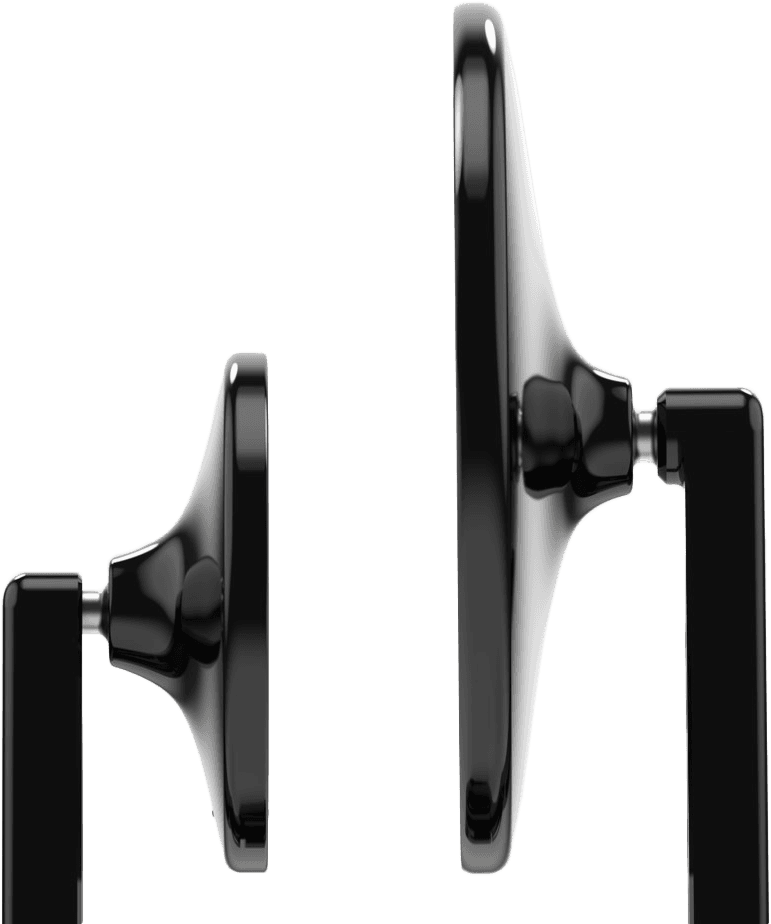 Rizoma O-Edge Mirror Black Each, image 7 of 7