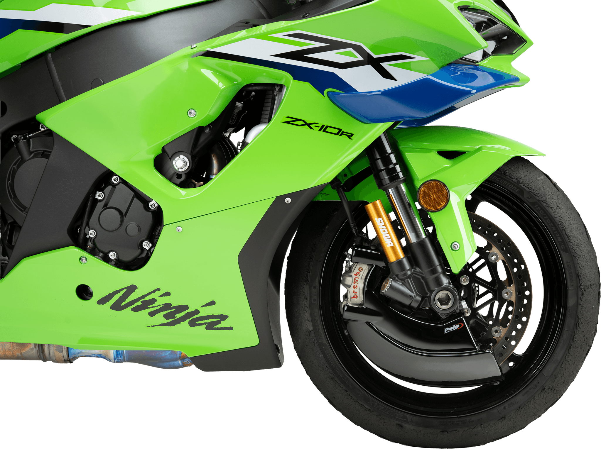 Puig Brake Cooler Black Kawasaki
