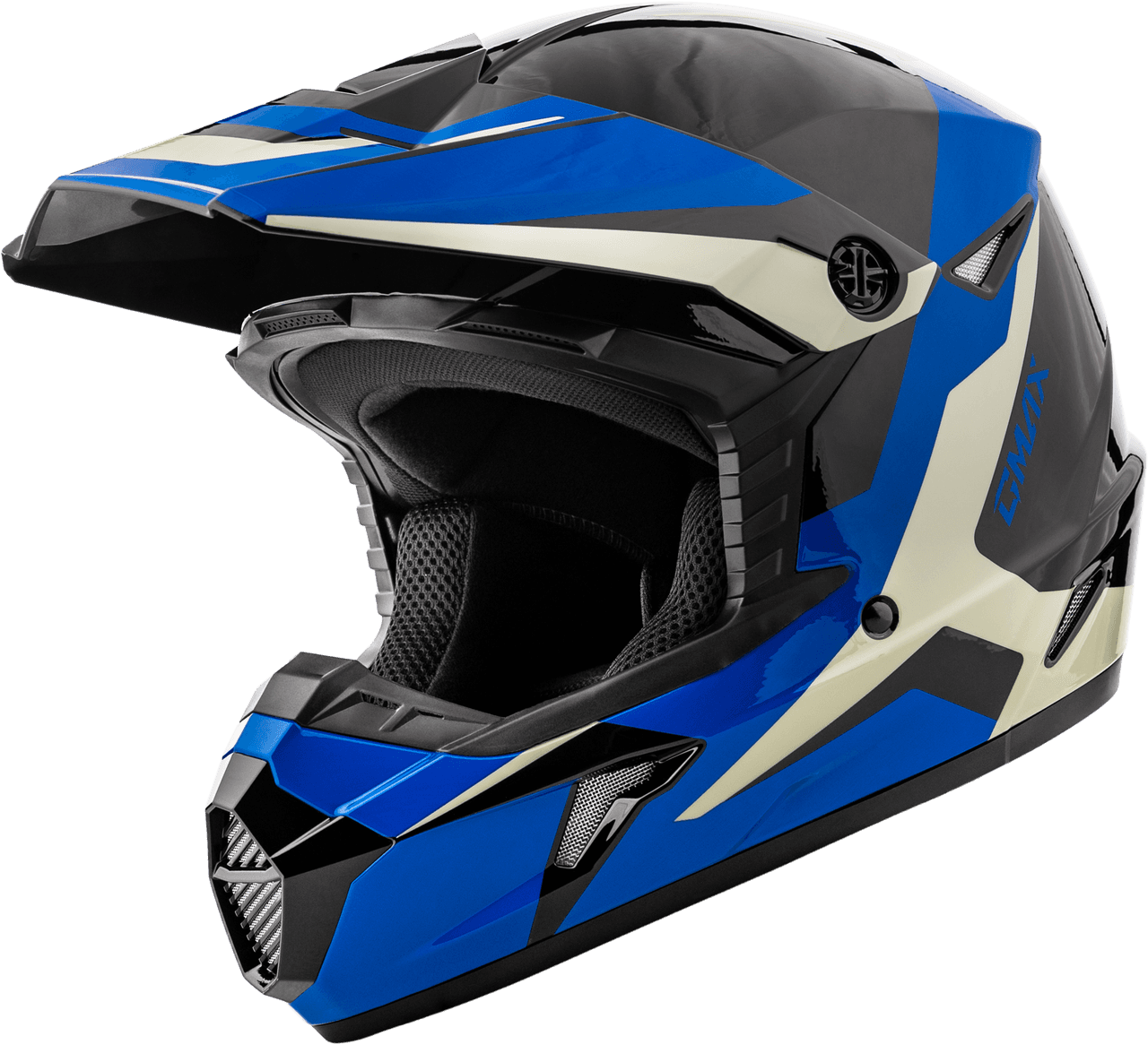 MX-46 CYCLUS HEMET BLACK/BLUE SM