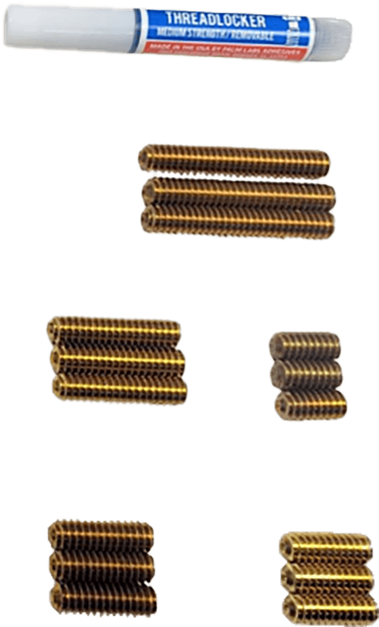 BRASS WEIGHT ADJ KIT 1/4"-20