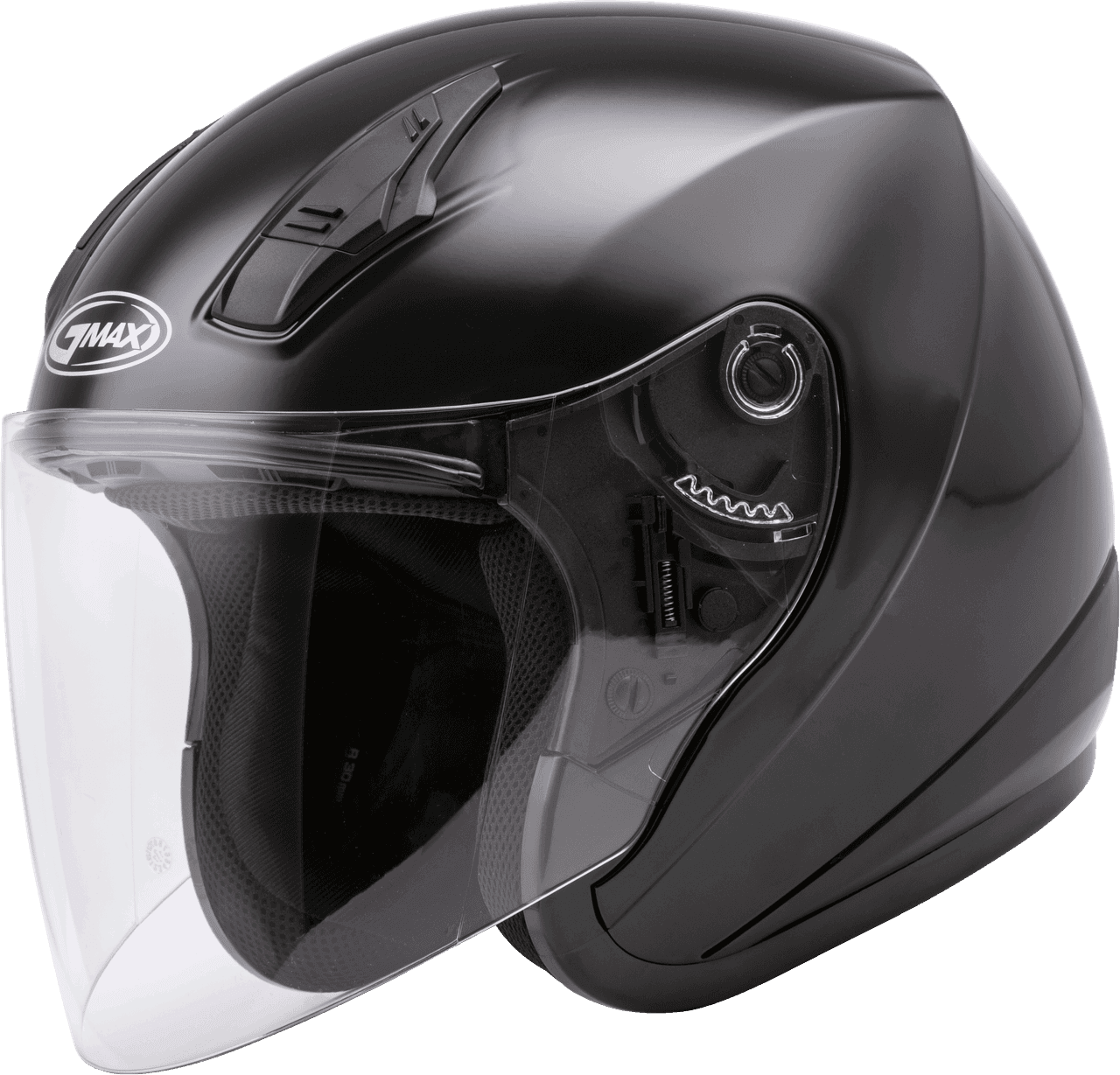 OF-17 OPEN-FACE HELMET BLACK MD