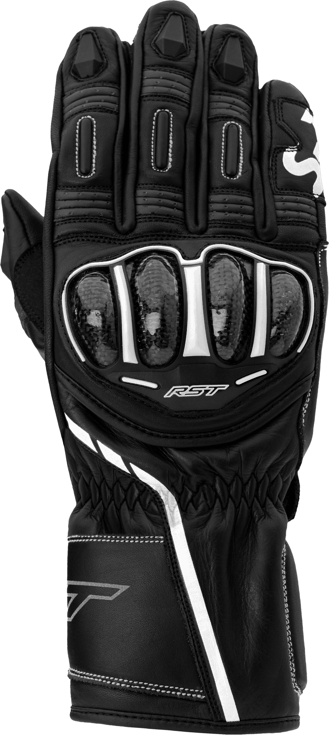 LADIES S1 CE GLOVE BLACK/WHITE XL