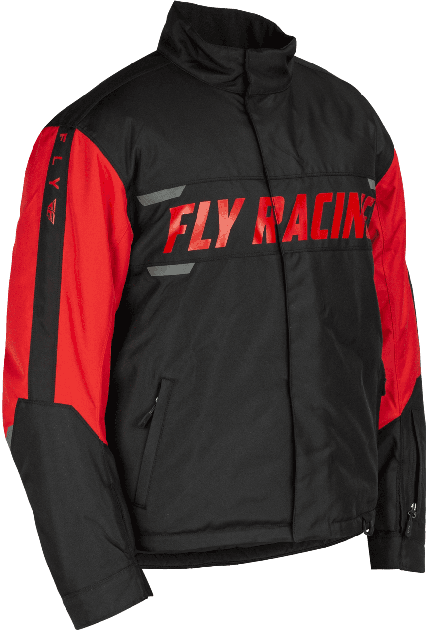 OUTPOST JACKET BLACK/RED MD