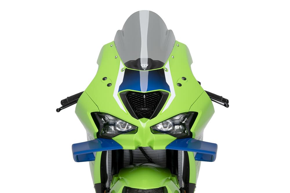WINDSCREEN Z-RACING SMOKE KAW