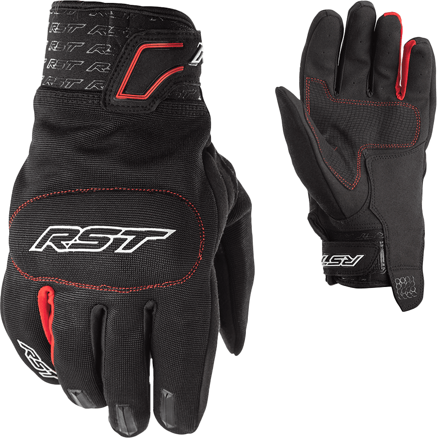 RIDER CE GLOVE BLACK/RED XL