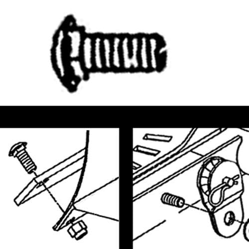 3/8" ROUND HEAD BOLT