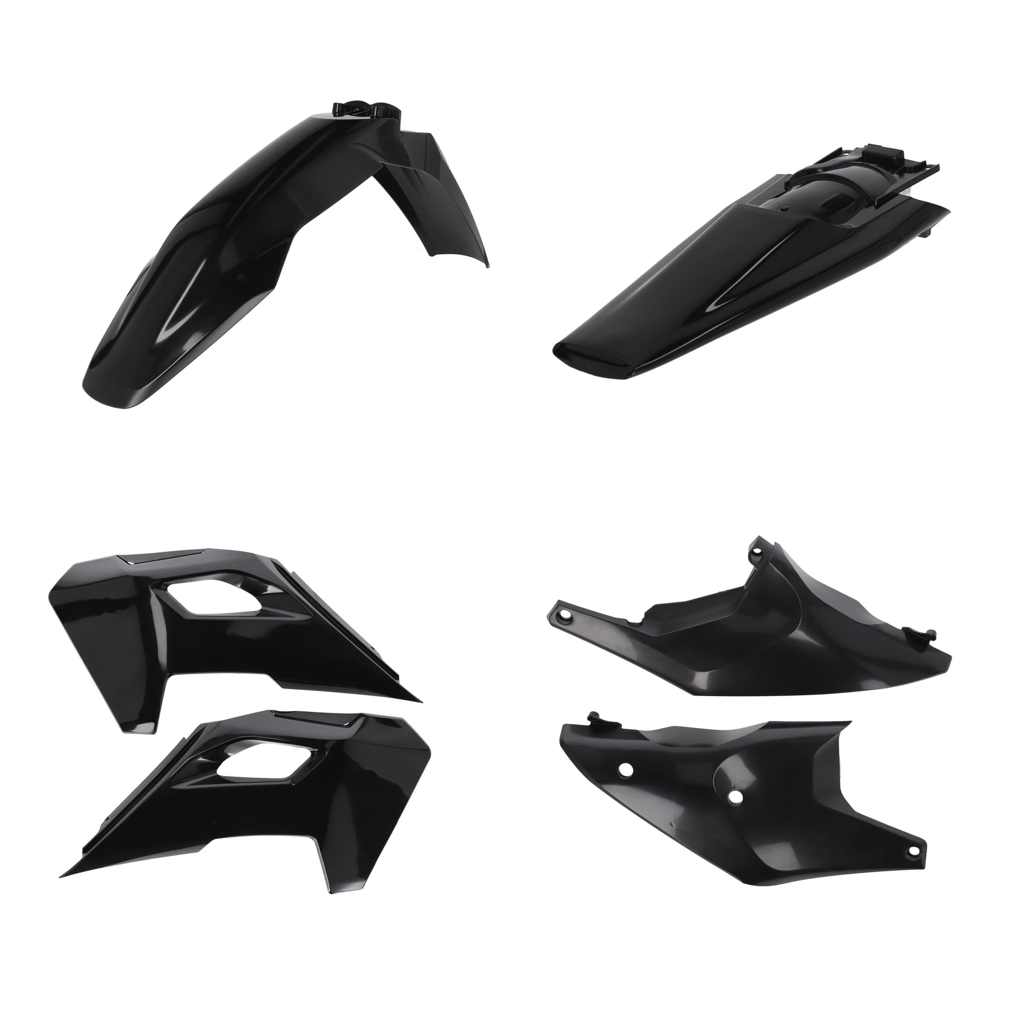 Acerbis Plastic Kit Husqvarna Black