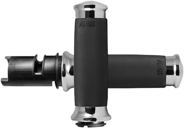 CUSTOM CONTOUR CHROME TWIST GRIP