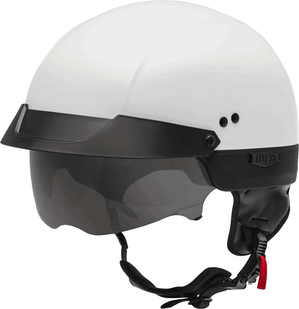 HH-75 HALF HELMET WHITE XS