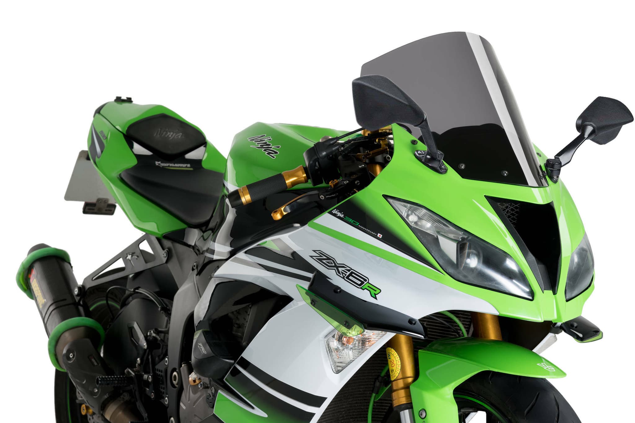 WINDSCREEN R-RACER SMOKE KAW