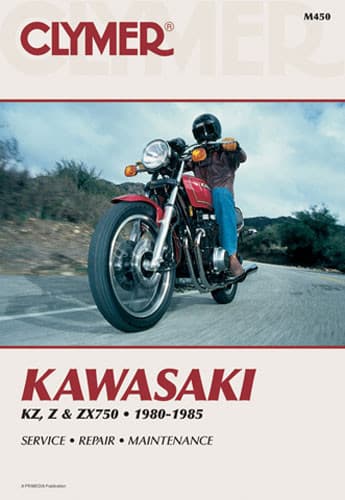 CLYMER MANUAL KAW KZ Z & ZX750 80-85
