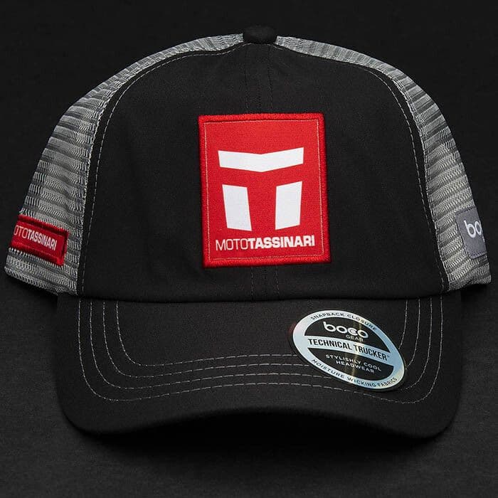 MOTO TASSINARI RELAXED FIT TRUCKER HAT