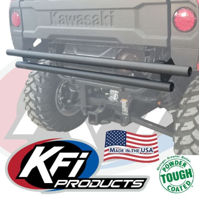 KFI Rear Bumper Black Kawasaki, image 2 of 2