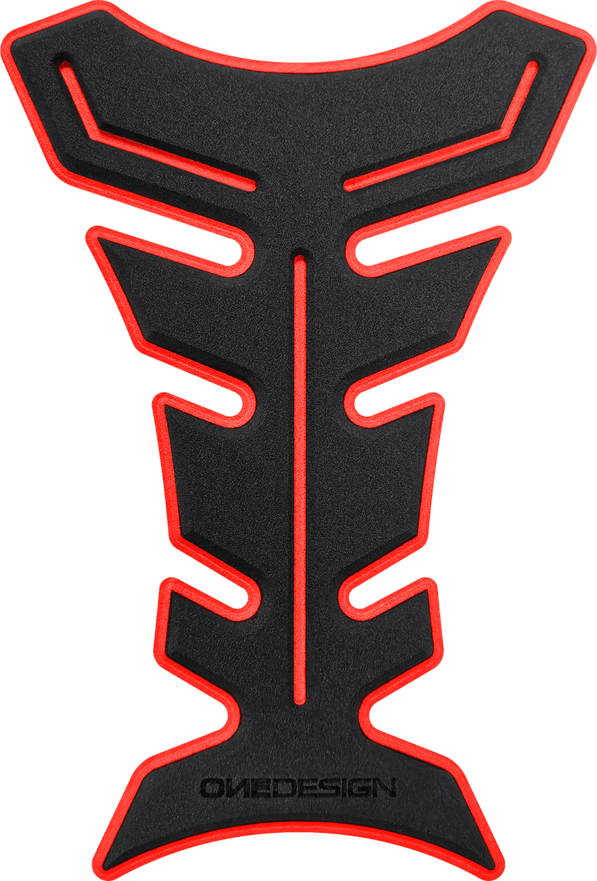 HDF TANK PAD BLACK/RED