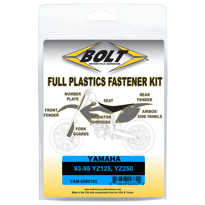BODY WORK FASTENER KIT - YAM