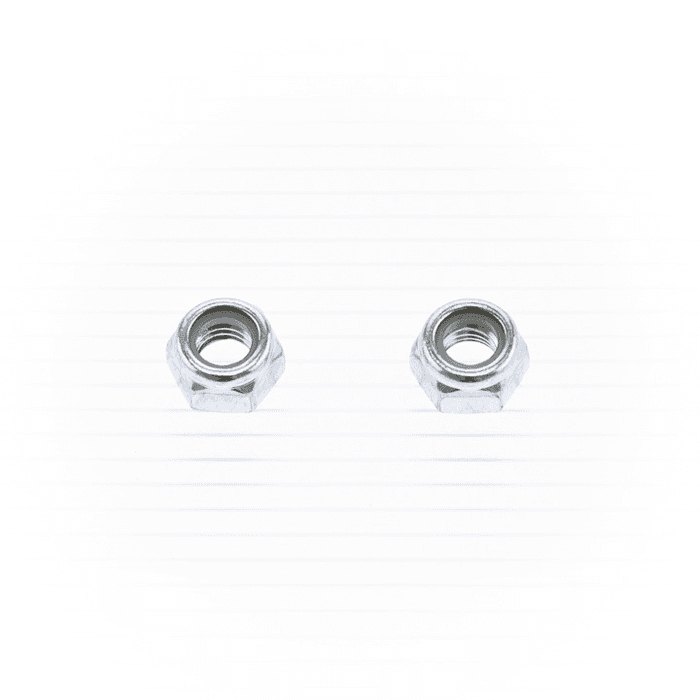NYLON LOCK NUT M8 10/PK
