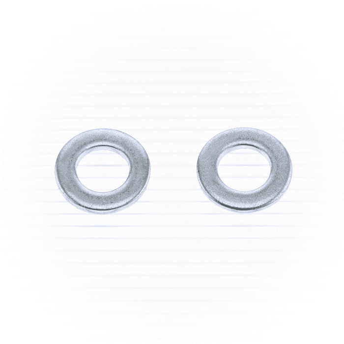 FLAT WASHERS 12MM 10/PK