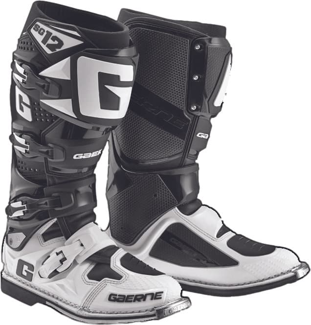 SG12 BOOTS BLACK/WHITE SZ 07