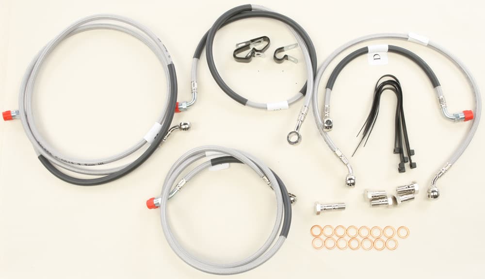 2 LINE FRONT BRAKE LINE KIT