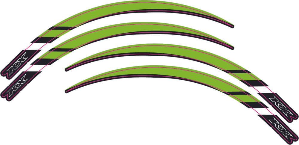 TEAM KAWASAKI RIM DECAL KIT